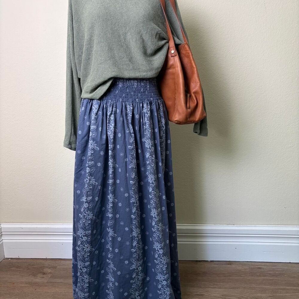 Universal-thread Women's Blue and Navy Skirt